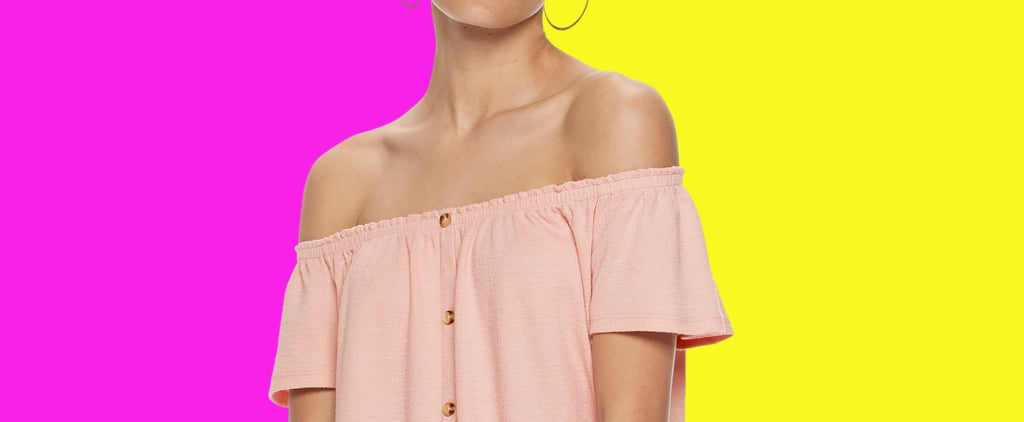 Cheap Off the Shoulder Top Popsugar at Kohls 2019