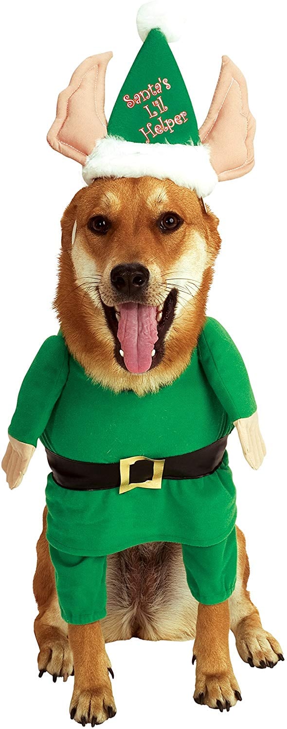 Santa's Little Helper Elf Pet Costume