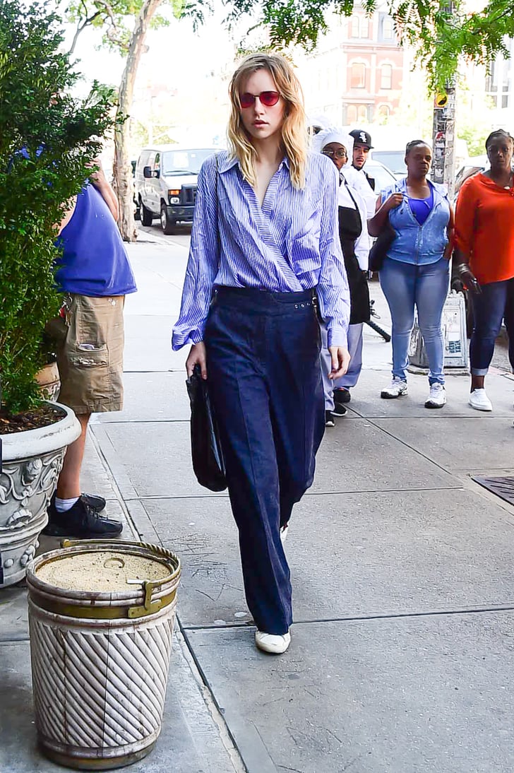 Suki Waterhouse Wore a Business-Casual Look | Model Street Style at ...
