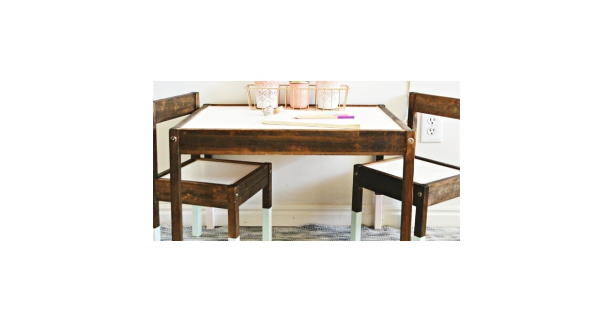 A Rustic, Elegant Ikea Latt Table Set Makeover POPSUGAR Home