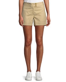 Michael Kors Cotton Snap-Waist Sailor Shorts