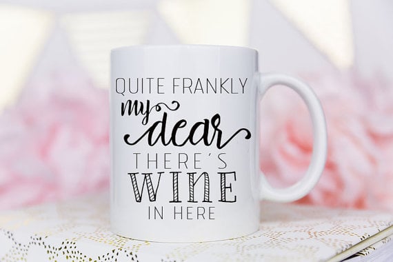 "There's Wine in Here" Mug