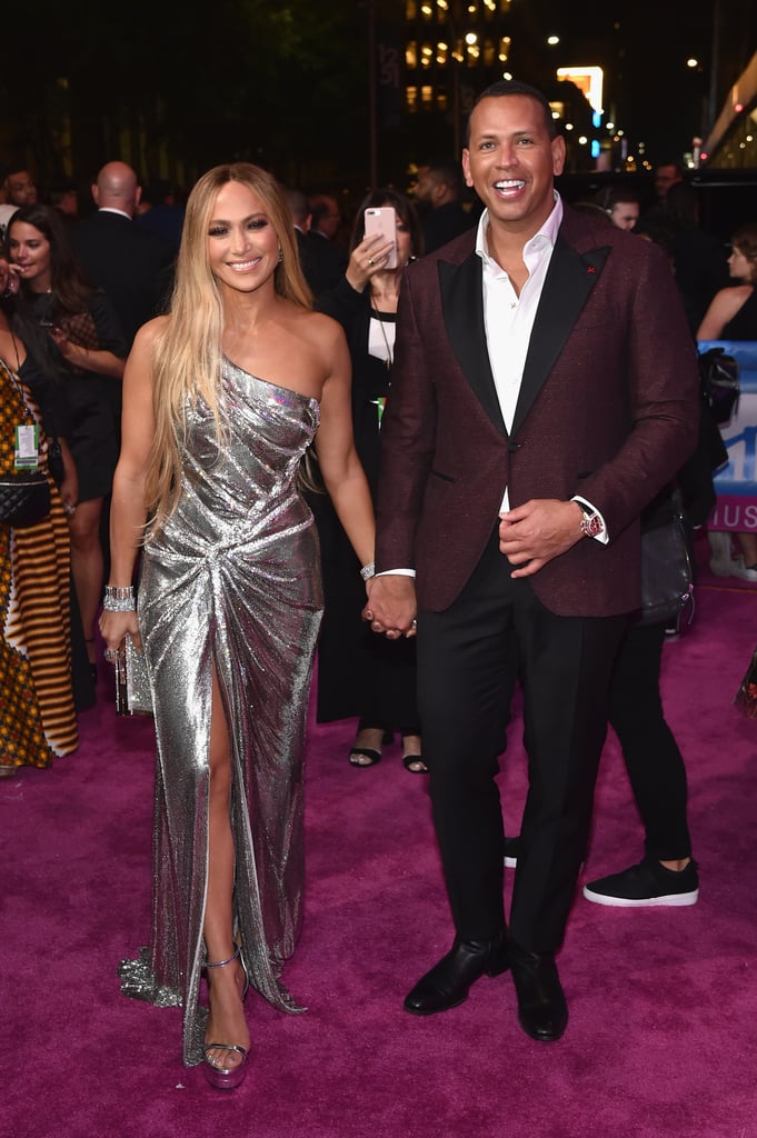 Jennifer Lopez and Alex Rodriguez at the VMAs 2018