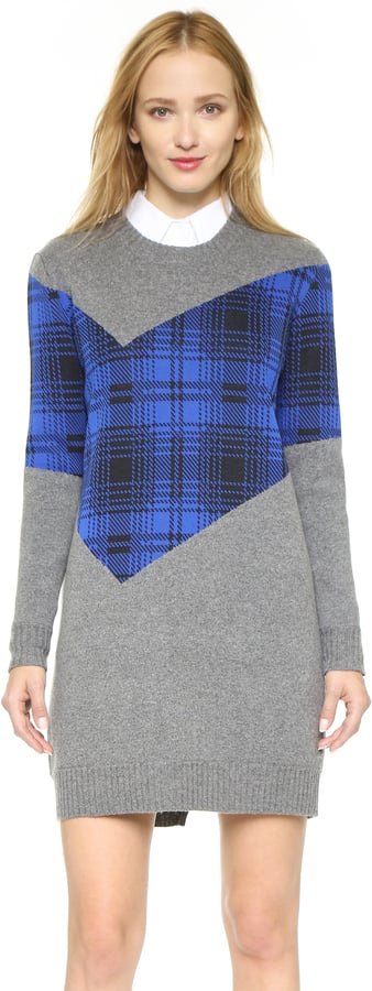 Thakoon Plaid Combo Sweater Dress ($550)