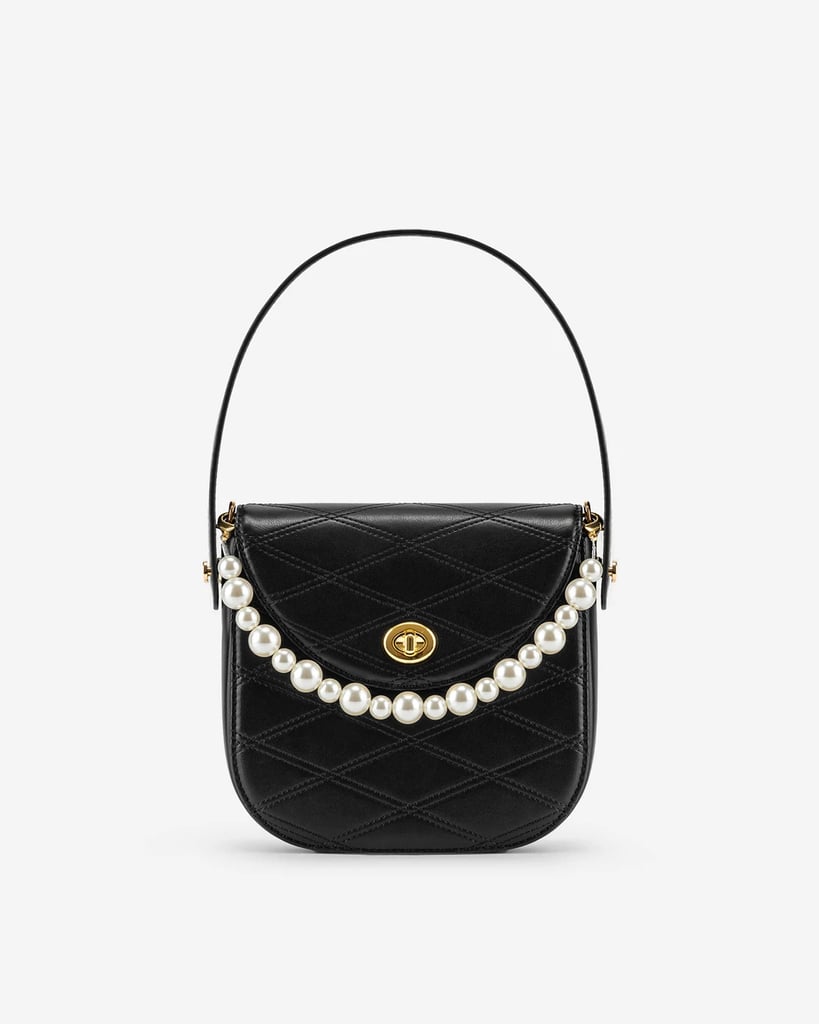 An Embellished Choice: Kate Faux Pearl Bag