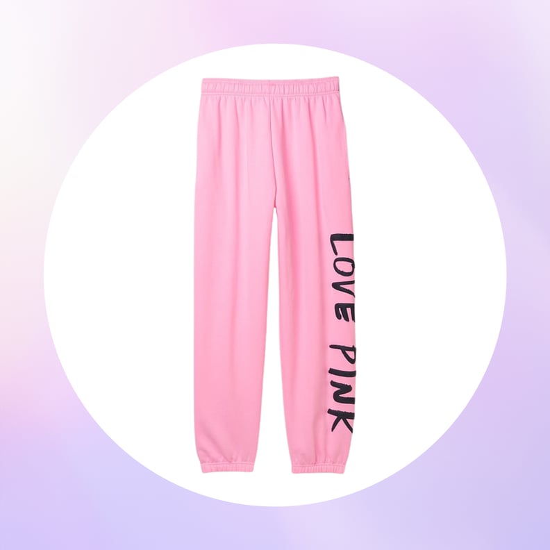 Large VS PINK Originals Fleece Baggy Campus Sweatpants