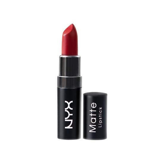 Matte formulas are totally timeless and look chic on all complexions. Try this NYX Cosmetics Matte Lipstick in Perfect Red ($6). It's another blue-based red, but this candy-apple tone is a brighter version for day.