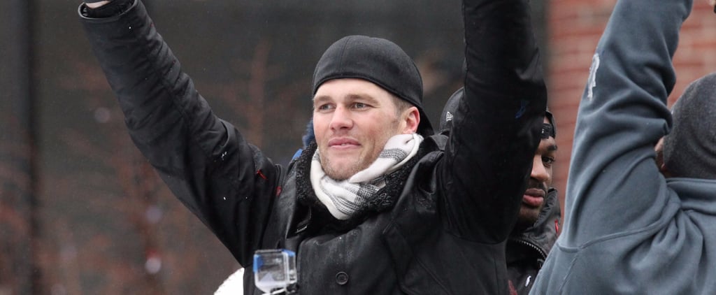 Tom Brady and Son at New England Patriots Parade 2017