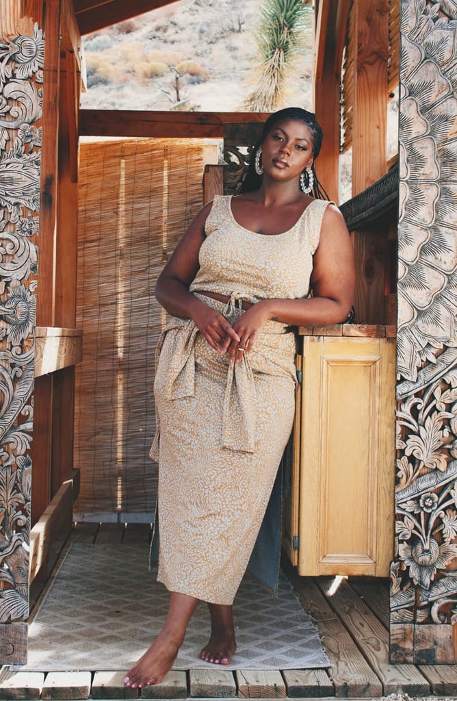 Zelie For She Wilderness Cozy Crop Tank & Maxi Skirt