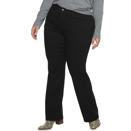 Evri Plus Size Bootcut Jeans