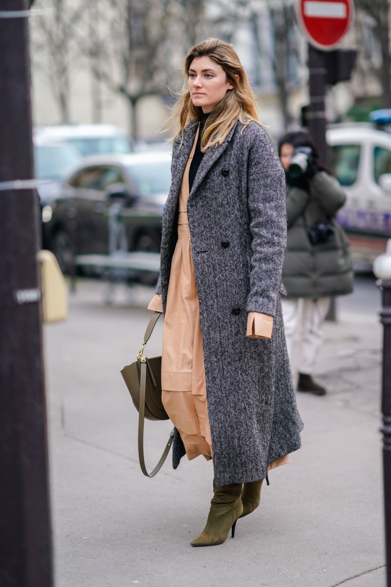 How to Wear a Maxi Dress in Winter