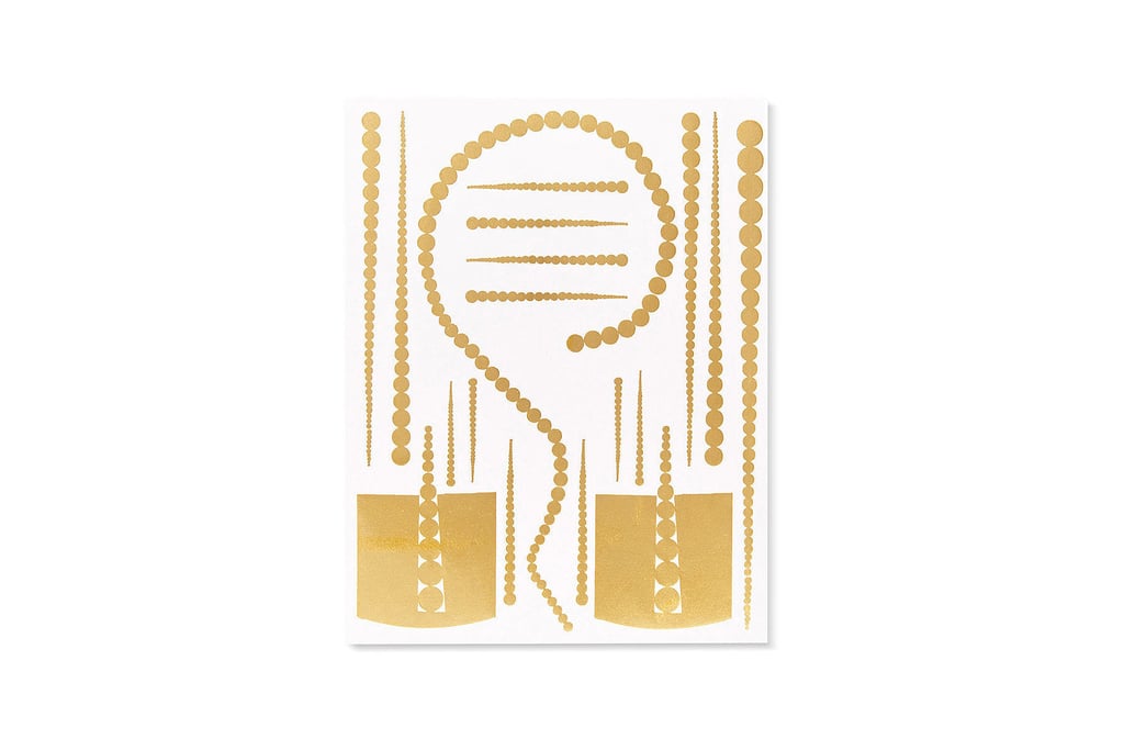 M'O Exclusive: Lulu DK x Paula Mendoza Gold Tattoos ($48)