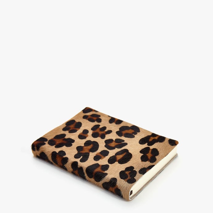 Zara Home Leather Leopard Diary