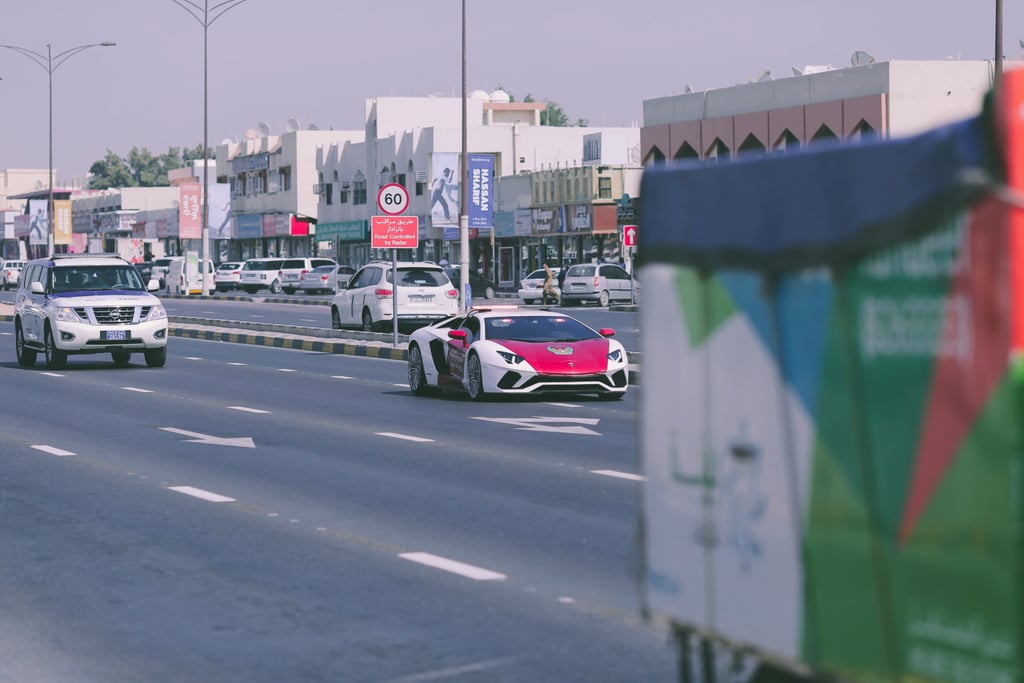 UAE Ministry of Interiors Drives Lamborghini Aventador Coupe