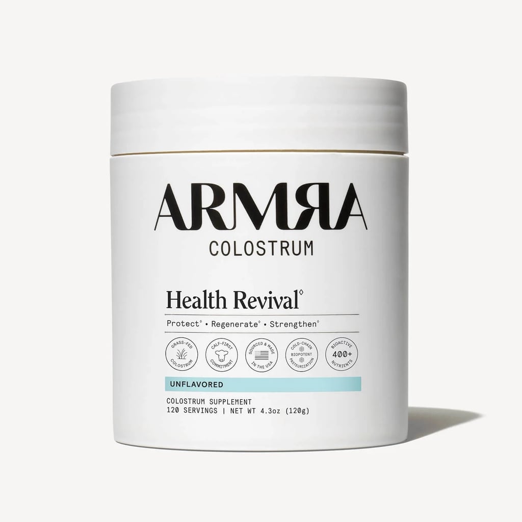 ARMRA Colostrum Unflavored Jar ($96, originally $120)
Whether you already take ARMRA Colostrum daily or are exploring the products for the first time, now through May 25 you can shop the site 20 percent off. It's the perfect excuse to stock up on new flavors or try out the latest launch, ARMRA Colostrum Soda ($40, originally $50). Just note, the discount does not apply to the XL Colostrum Unflavored Jar or one-time Colostrum Soda purchases.