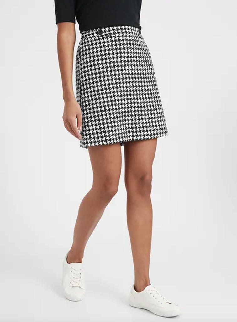 Banana Republic Factory Houndstooth A-Line Mini Skirt | Best Skirts by ...