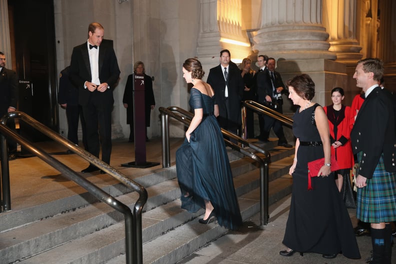 All Eyes Were on Kate as William Waited For Her at the Top of the Stairs