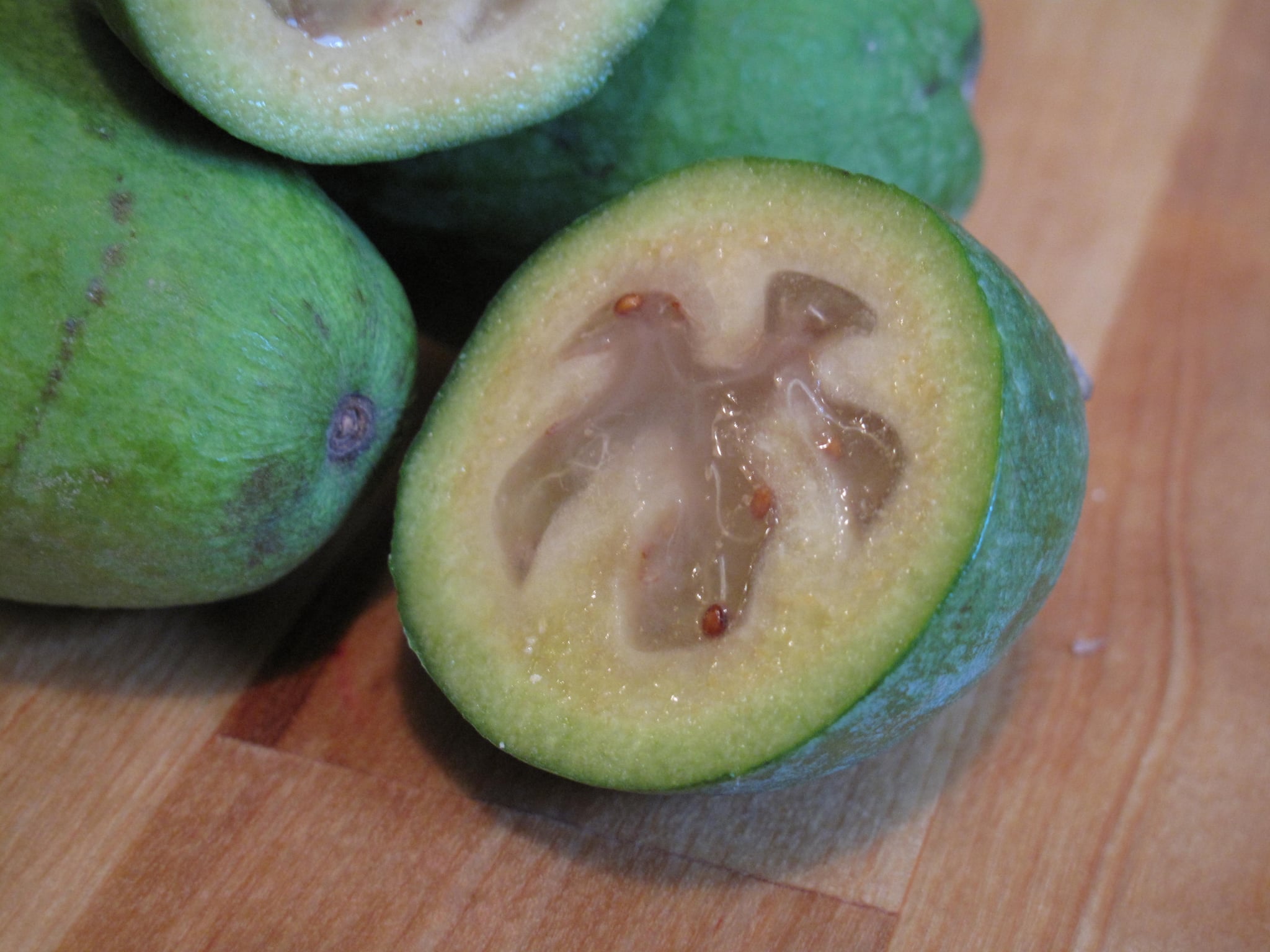 Meet Feijoas Also Known As Pineapple Guavas Or Guavasteens Popsugar Food