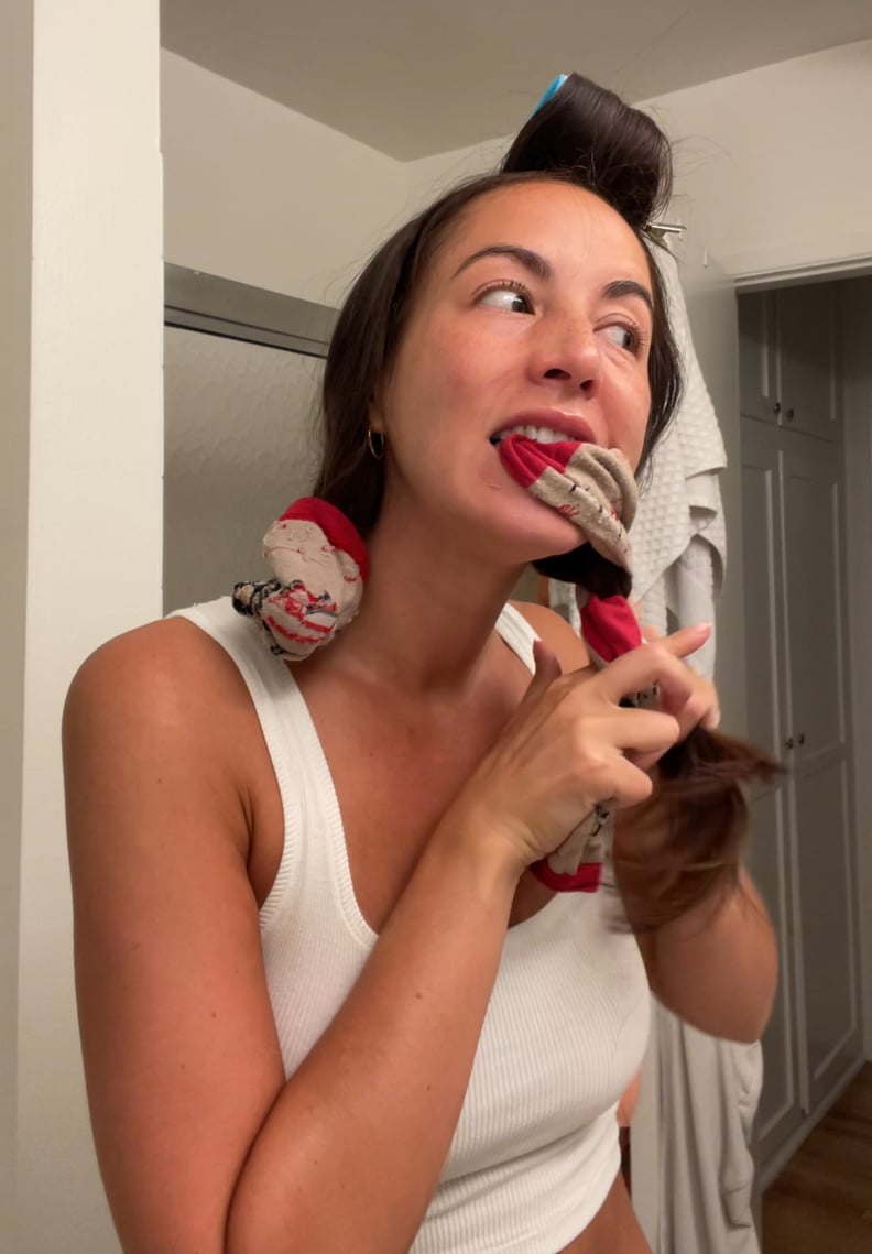 TikTok Sock Curls Editor Experiment