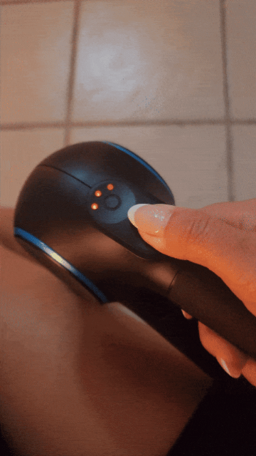 Therabody Theragun Prime Plus ($430)
Percussion therapy helps relieve muscle tension, but adding heat therapy offers even more benefits. With the Theragun Prime Plus, you get a Heated Percussive Plus attachment that helps loosen muscles and melt away soreness and pain while speeding up recovery. It also comes with the Ball Plus attachment, Dampener Plus attachment, and Wedge Plus attachment. You can choose from five speeds and three heat levels. Read more in our review of the Theragun Prime Plus. 
Editor Quote: I like the ergonomic, triangular shape of the Theragun Prime Plus, which makes it easy to change your grip when targeting certain areas without triggering any pain in the wrist, forearm, or shoulder girdle. One of my favorite aspects of the Therabody Theragun Prime Plus is the fact that it can administer heat. It seems like a small thing, but using a massage gun that's cold against the skin isn't always the most comfortable experience. I liked the warmer temperature option, especially when using the Theragun to warm-up or to ease post-workout pain." — Jade Esmeralda, former health and fitness staff writer