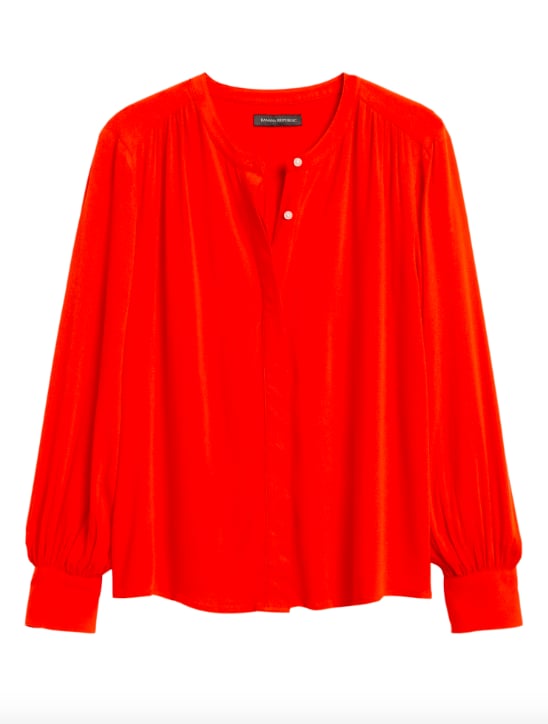 EcoVero Balloon-Sleeve Blouse