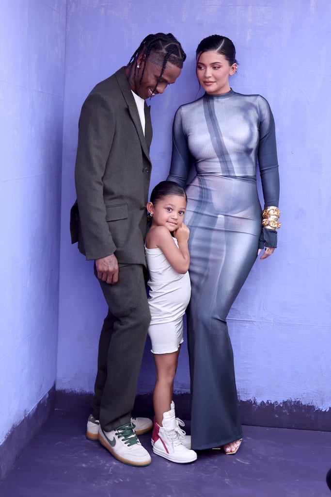 Kylie Jenner, Travis Scott and Stormi Billboard Music Awards