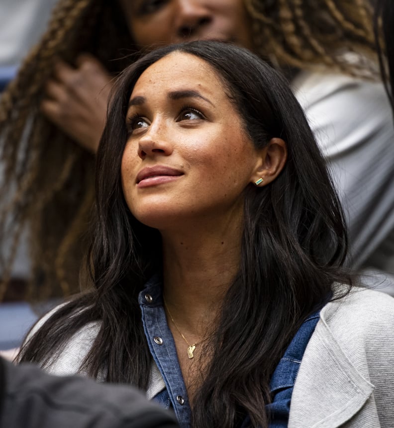 Meghan Markle Wearing Mini Mini Jewels Dog Tag Necklace at the US Open