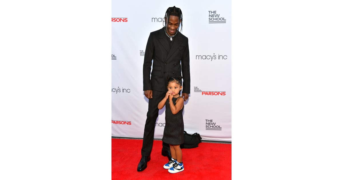Kylie Jenner, Travis Scott Bring Stormi to Parsons Benefit ...