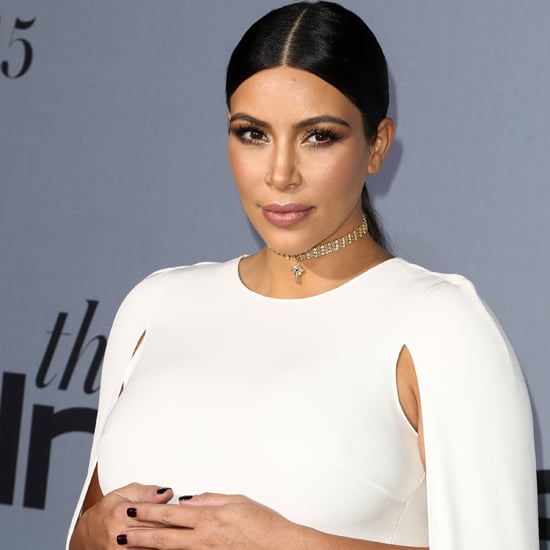 Kim Kardashian's White Cape Dress at InStyle Awards