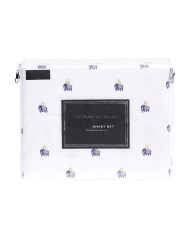 200 Thread Count Royal Elephant Sheet Set (from $20)