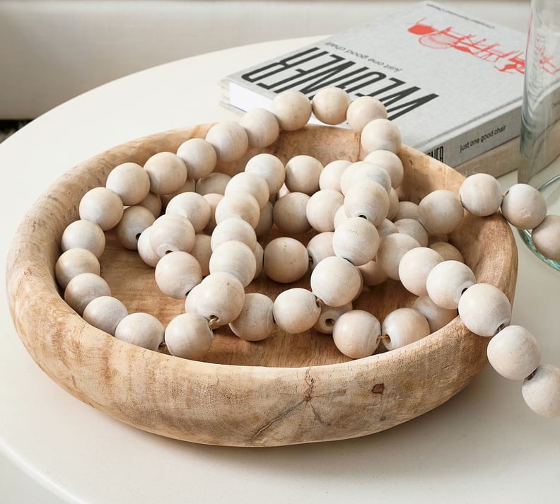 Coffee Table Bowls and Figurines: Nordic Wood Bowl