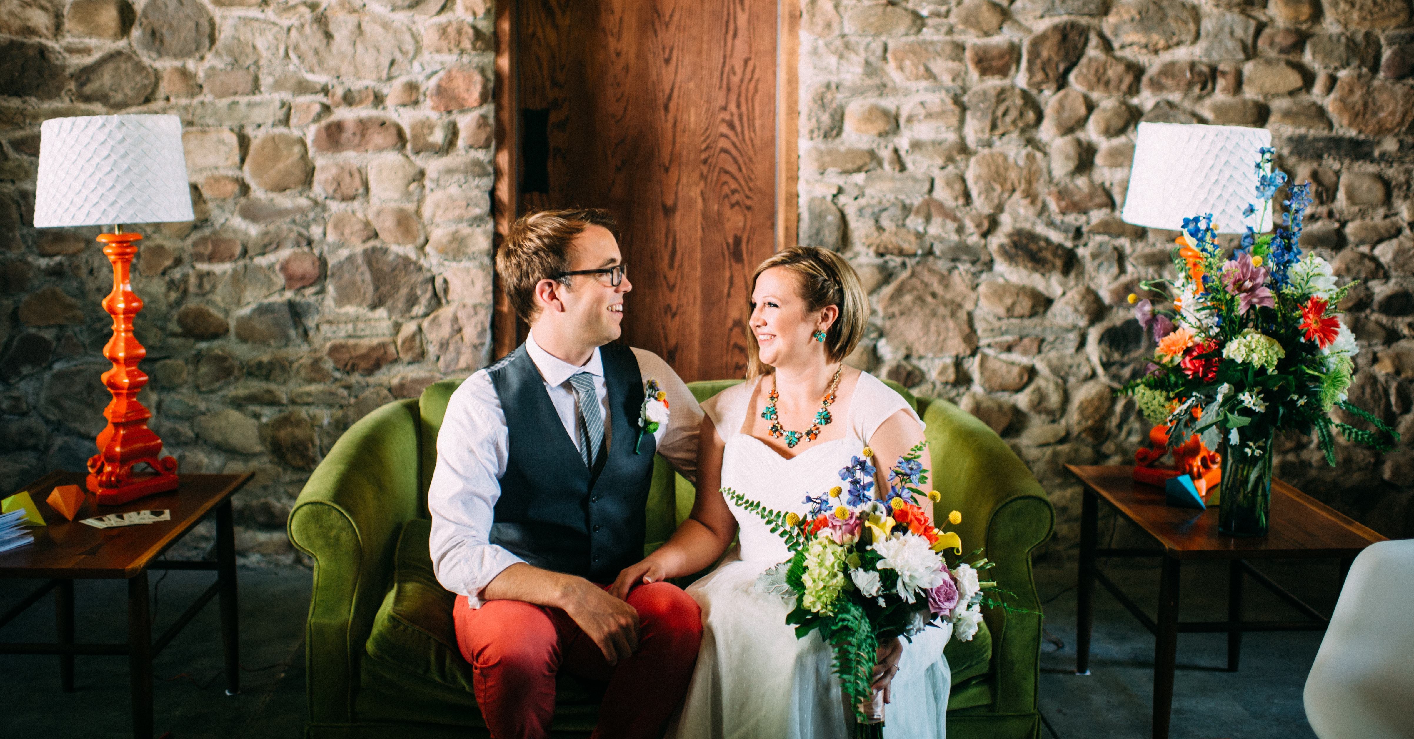 Colorful Geometric Wedding | PS Love