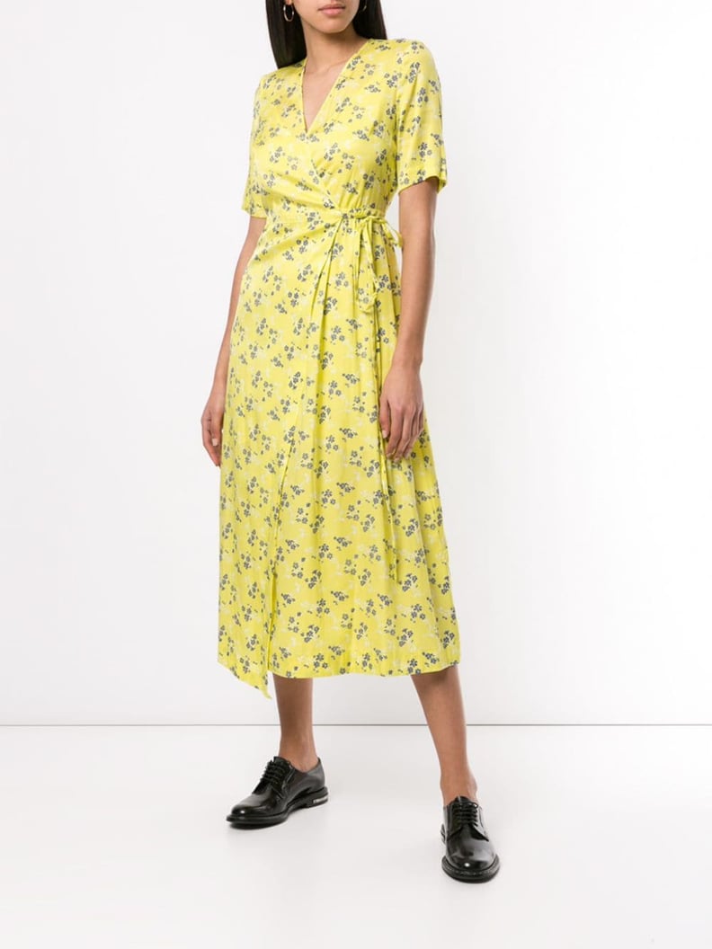 Shop Yellow Wrap Dresses