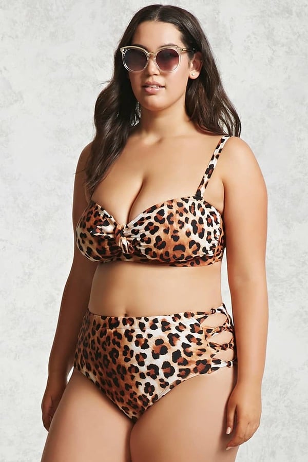 Forever 21 Leopard Bikini Bottoms