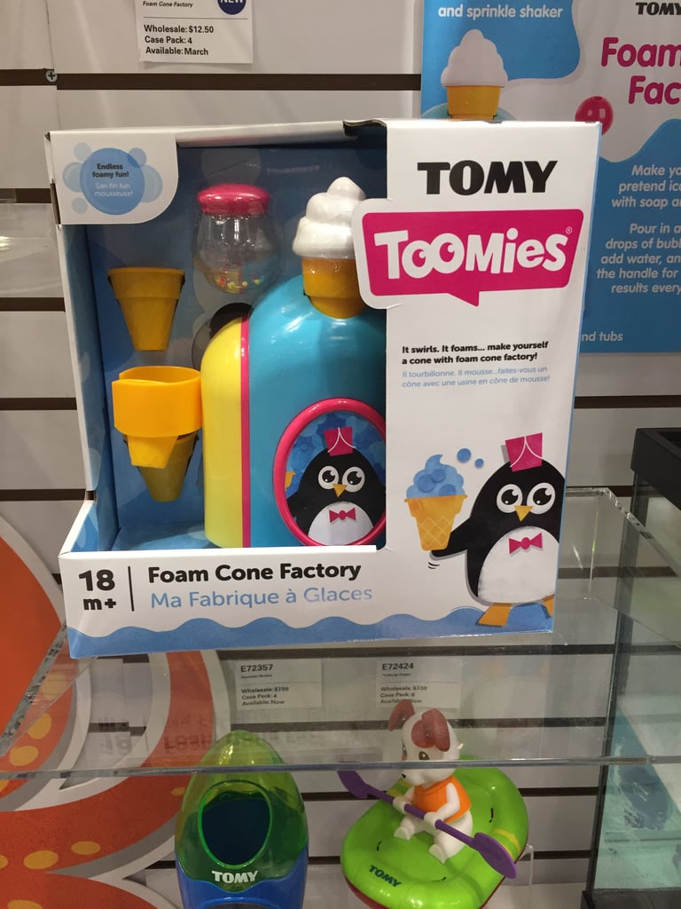 toomies foam cone factory bath toy