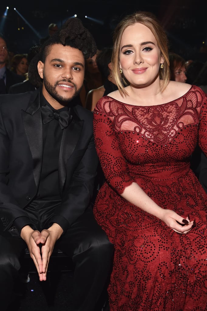 The Weeknd and Bella Hadid at the Grammys 2016
