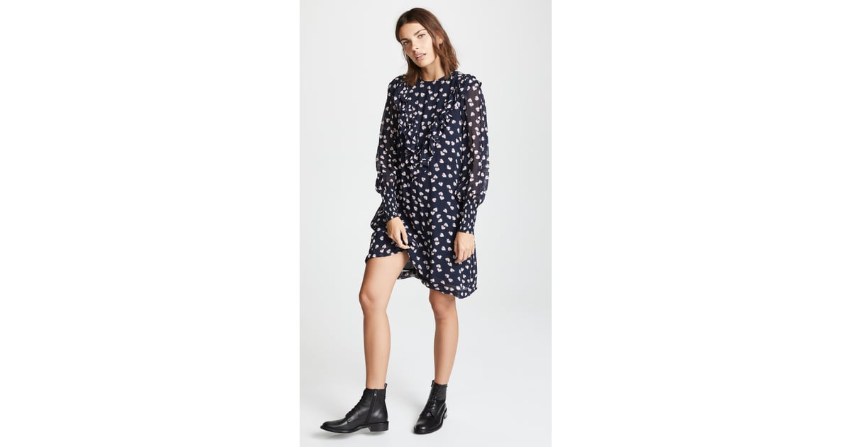 Rometty georgette top mini dress