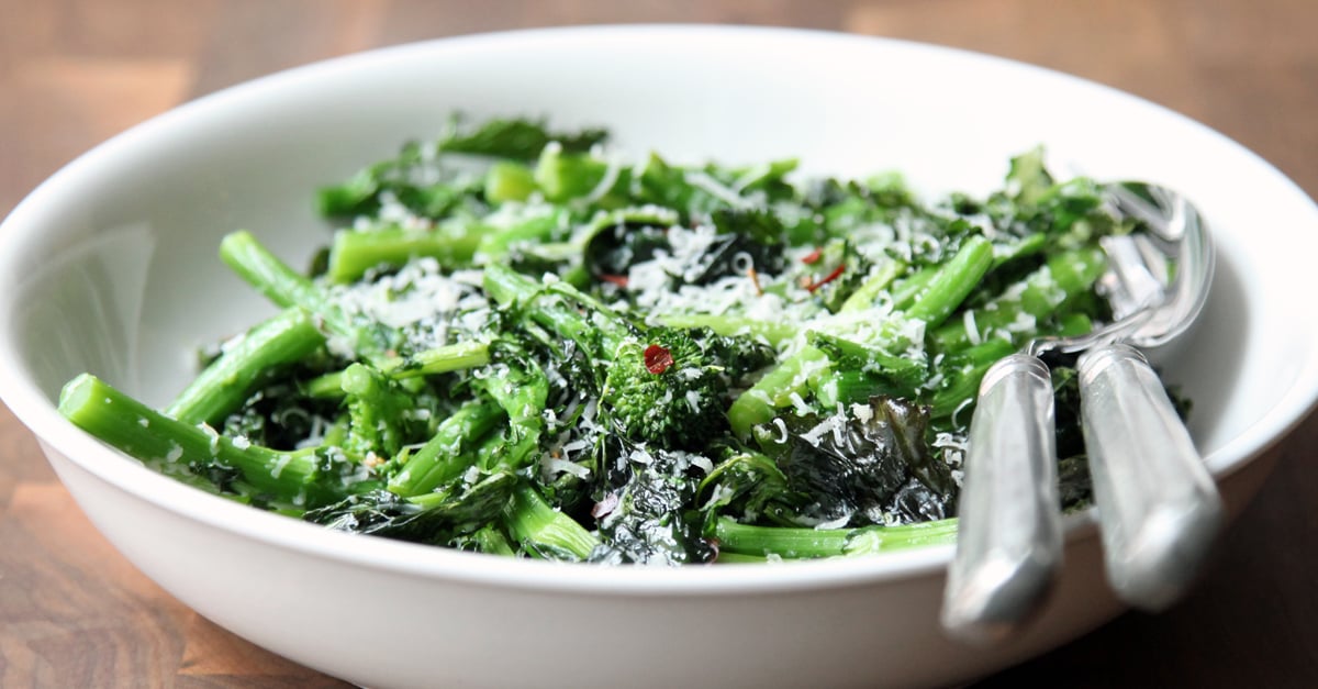 Roasted Broccoli Rabe With Lemon and Parmesan | PS Food