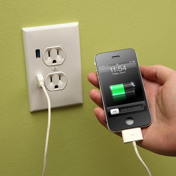 This smart USB socket wall plug, because life's too short to have to deal with a charger head. 
Source: Think Geek