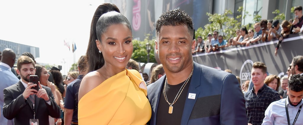 Ciara and Russell Wilson at the 2018 ESPY Awards