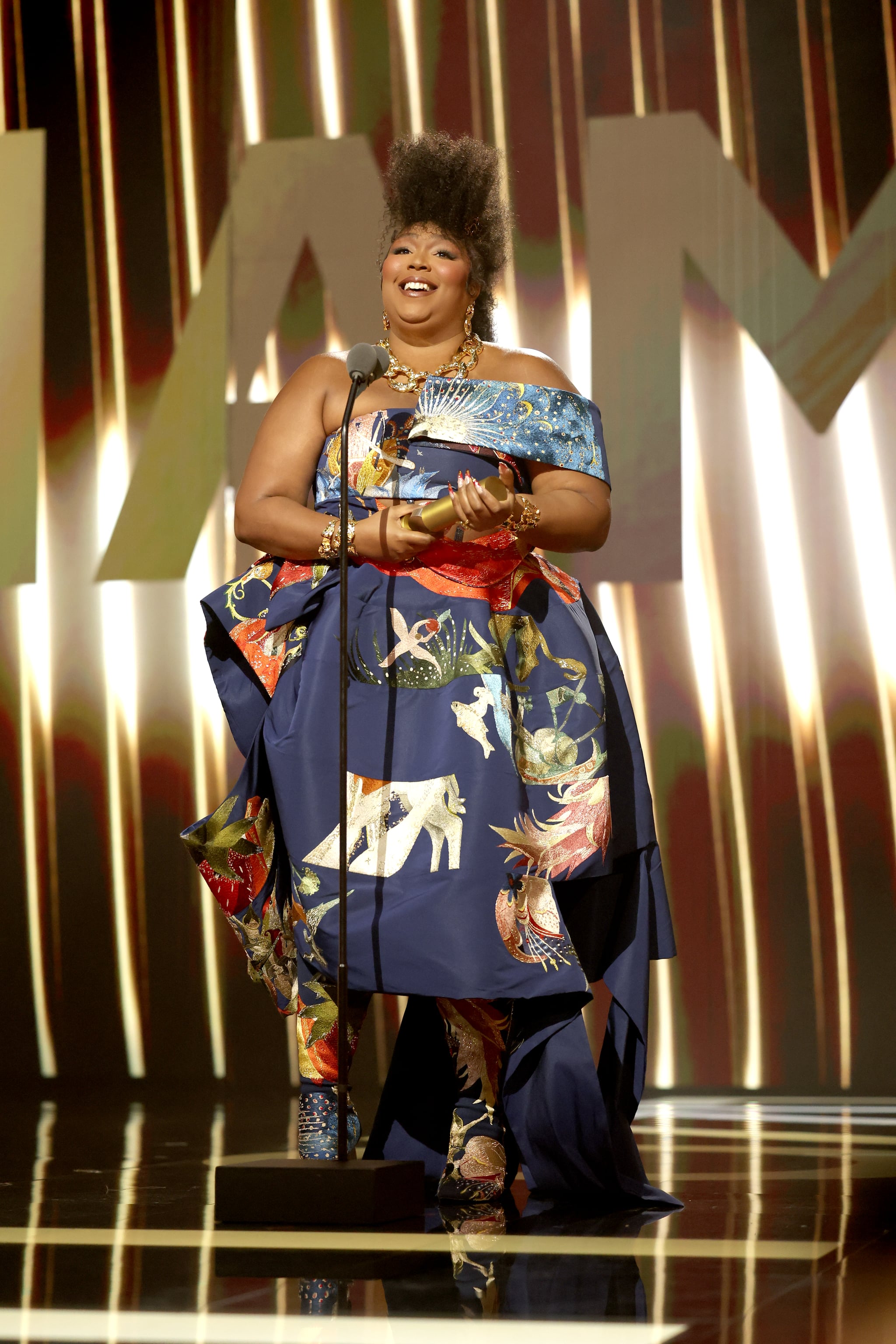 Lizzo's Alexander McQueen Dress at People's Choice Awards | POPSUGAR Fashion