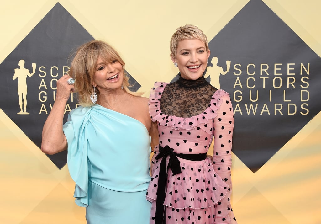 Goldie Hawn and Kate Hudson at the 2018 SAG Awards