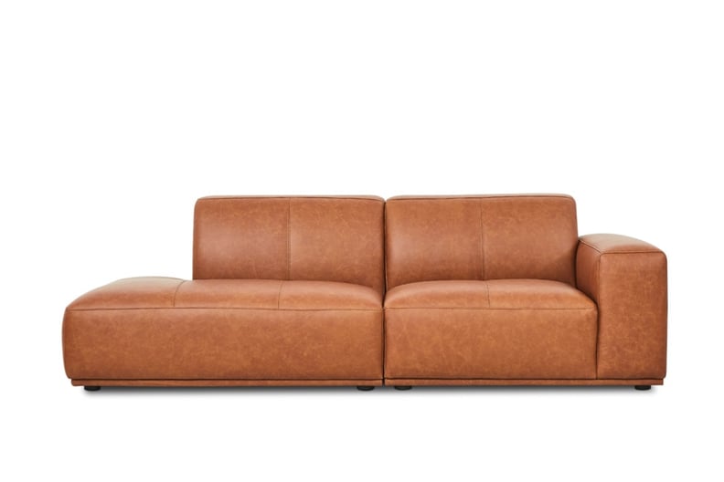 Castlery Todd Side Chaise Sofa Leather