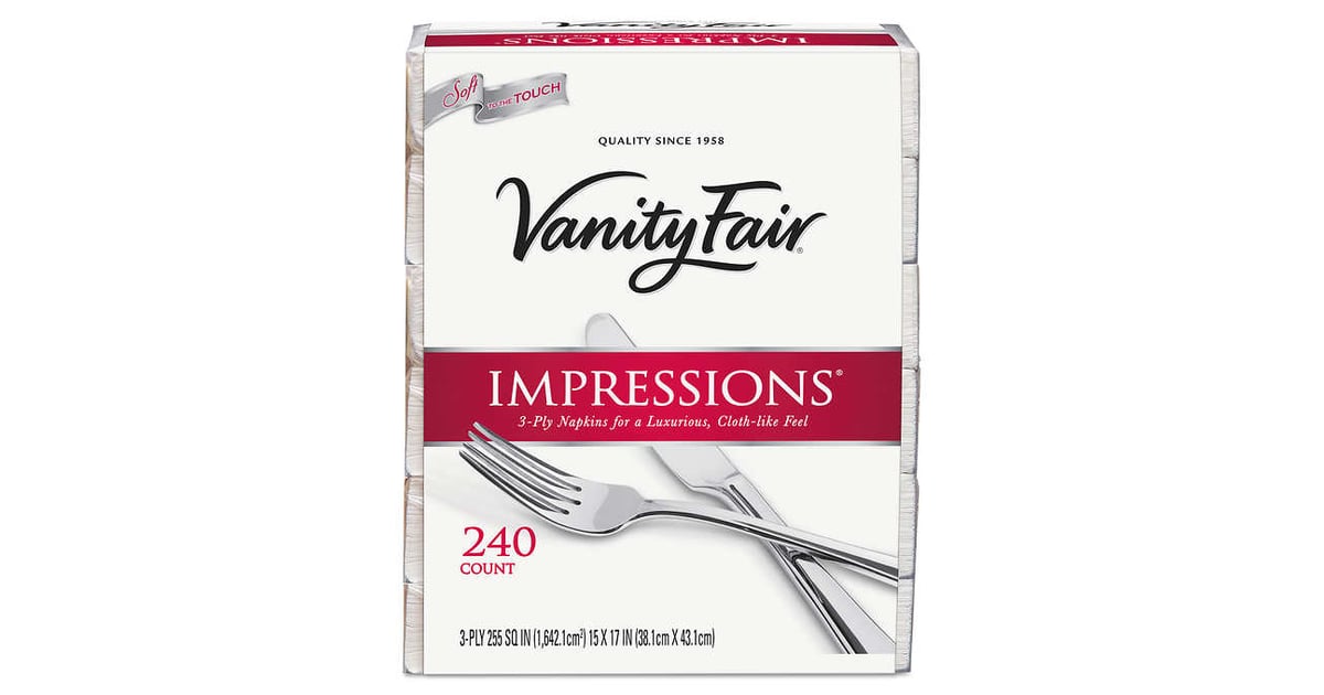 Vanity Fair Impressions Dinner Napkins Christmas Dinner Foods at Costco POPSUGAR Family Photo 10