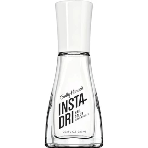 Sally Hansen Insta-Dri Nail Color in White on Time