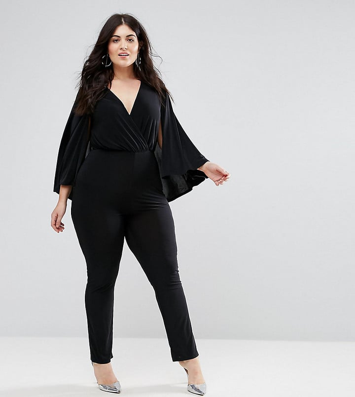 Club L Plus Cape Jumpsuit Plus Size Jumpsuits Popsugar Fashion Photo 12