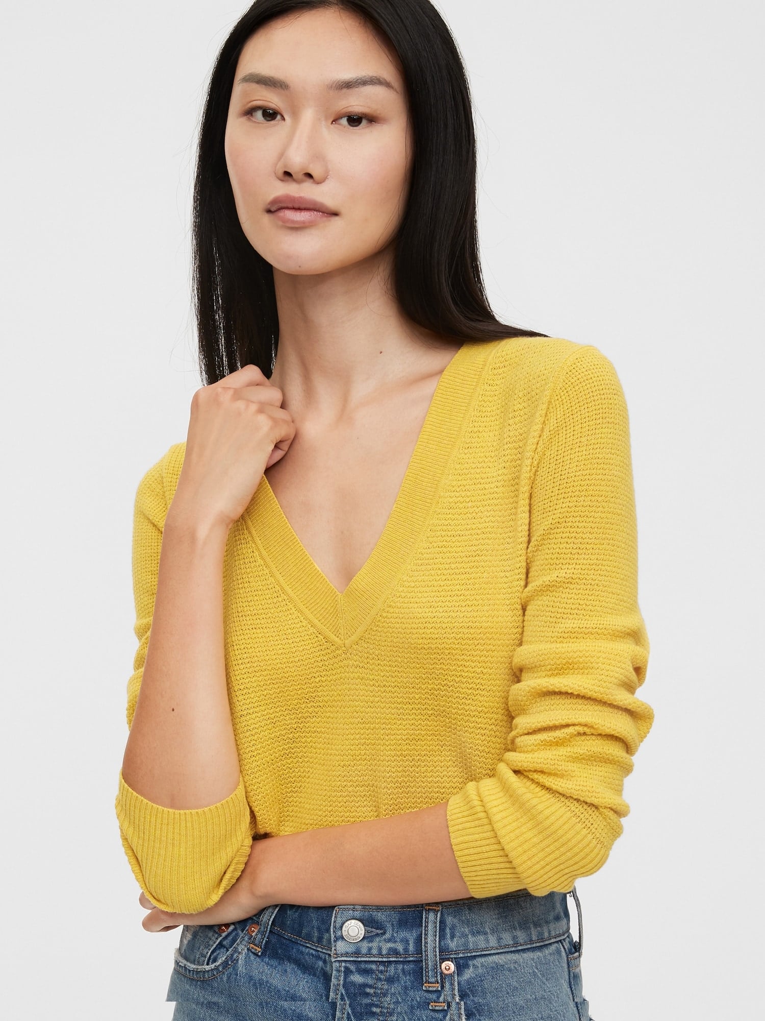 Gap v neck sweater deals