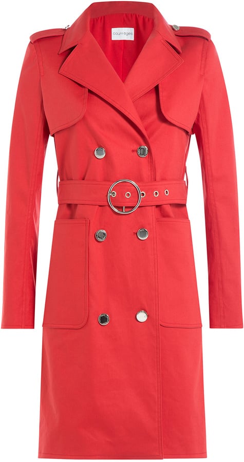 Courreges Cotton Blend Trench Coat ($1,875)