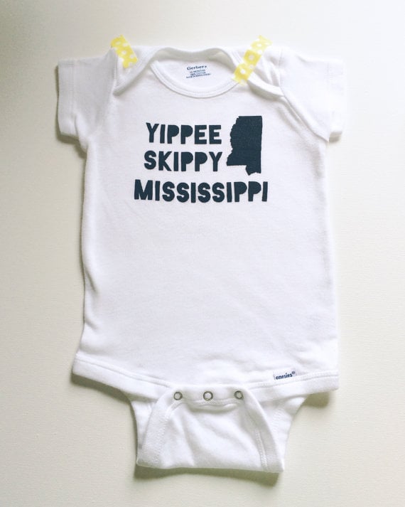 Mississippi onesie