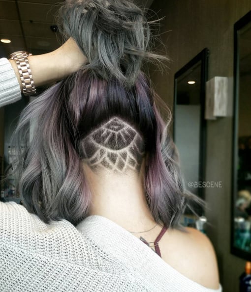 Undercut Tattoo Hair Trend Popsugar Beauty